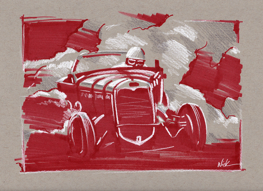 Sketches red dust