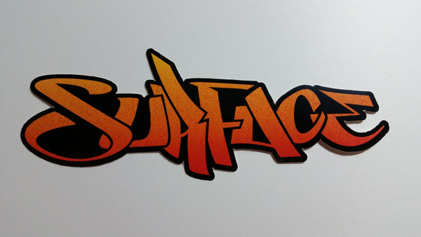 Surface printed Logo Stickers