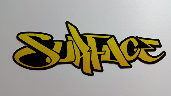Surface printed Logo Stickers